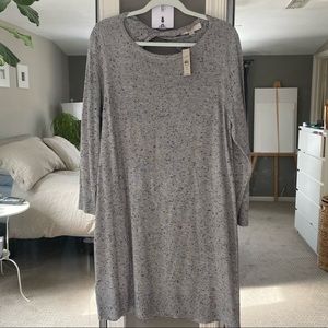 XL gray sweater dress